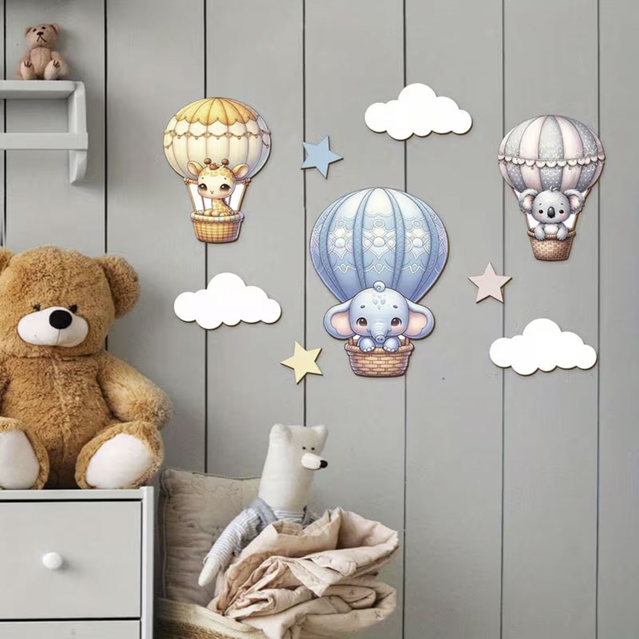9 parça/set ahşap duvar çıkart - Home Decor Shop incelemesi ve fiyatı