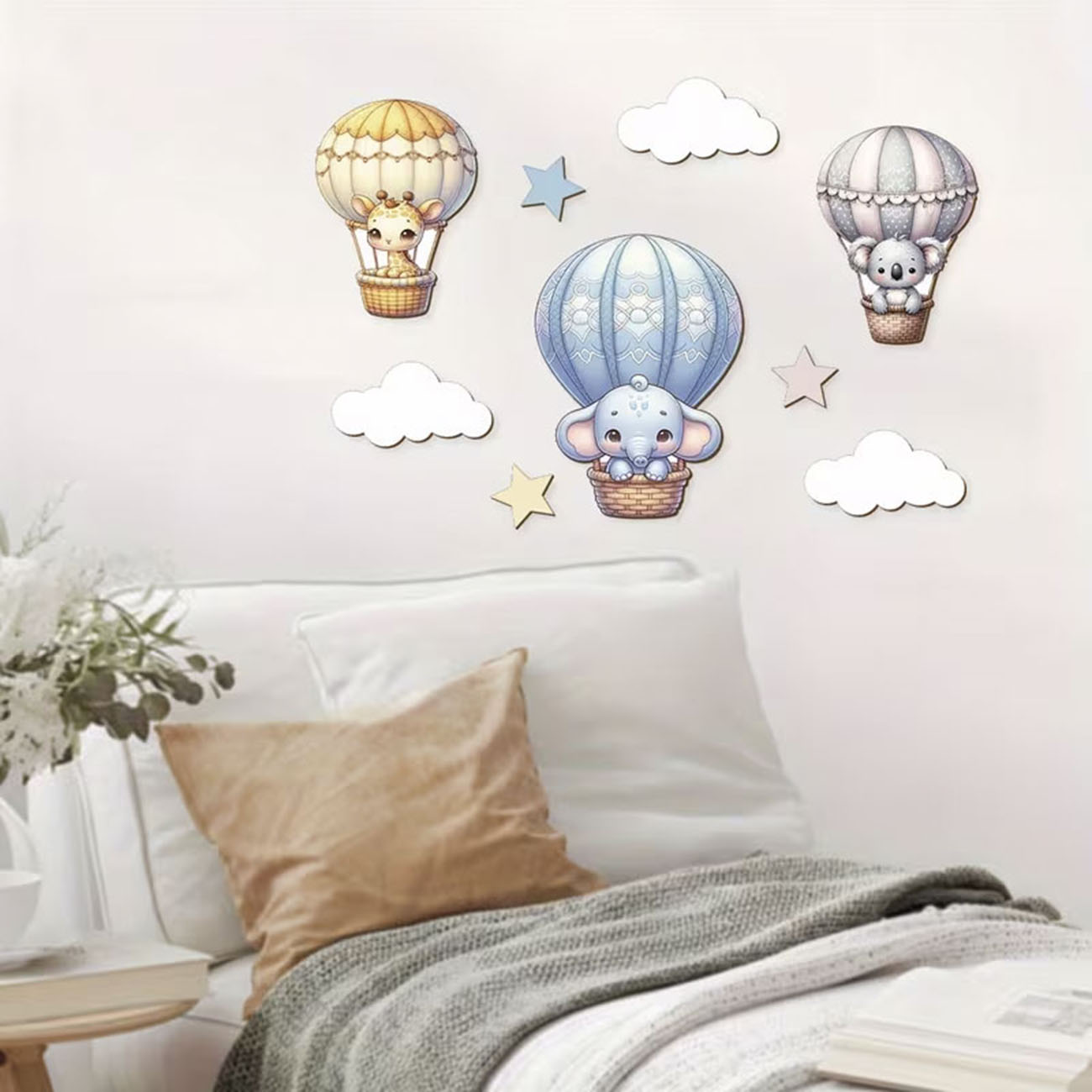 9 parça/set ahşap duvar çıkart - Home Decor Shop incelemesi ve fiyatı