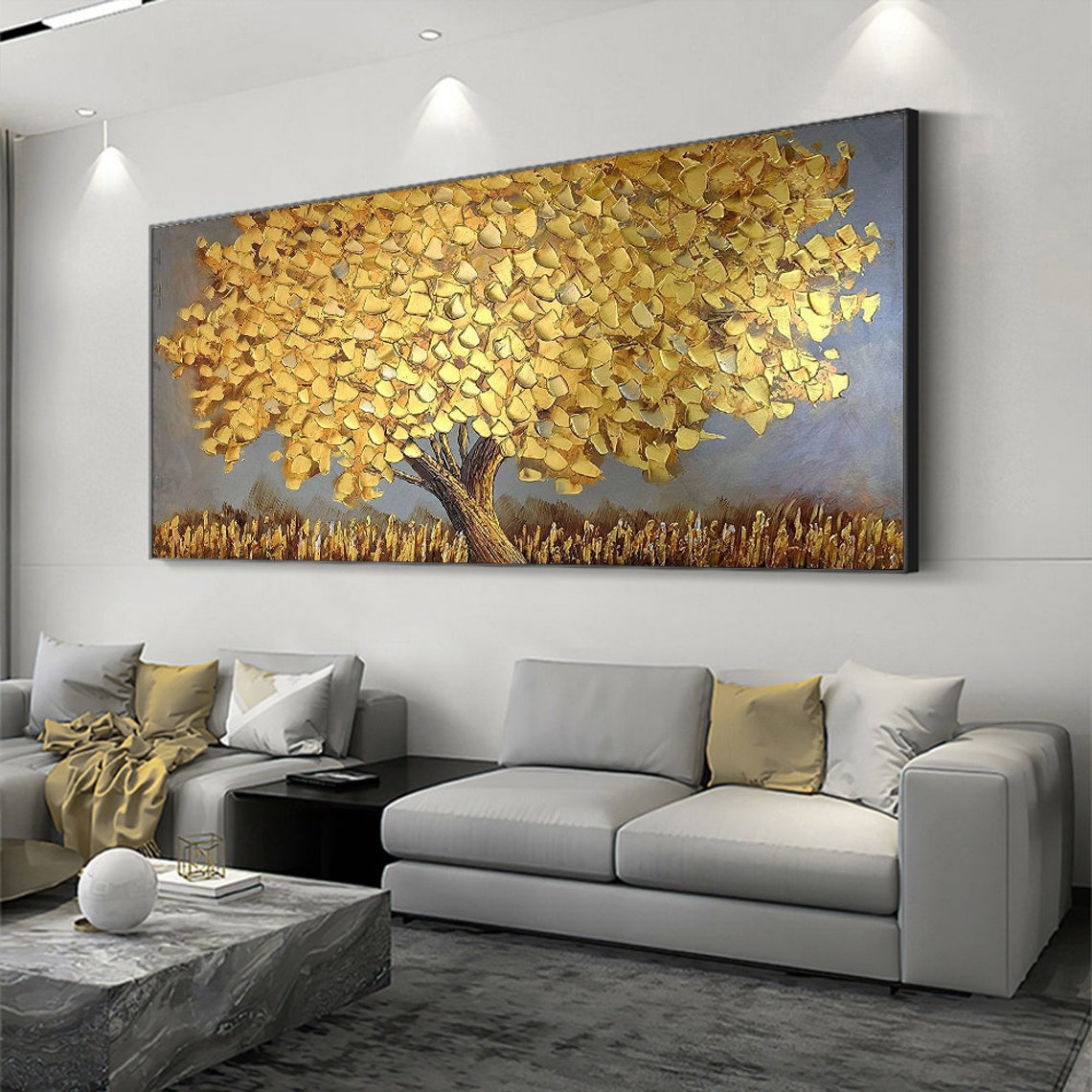 Tuval Üzerinde Çiçek Açan Altı - Home Decor Tree incelemesi ve fiyatı