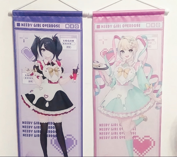 Rain Anime Poster Scroll NEEDY - Home Decor Games Free incelemesi ve fiyatı