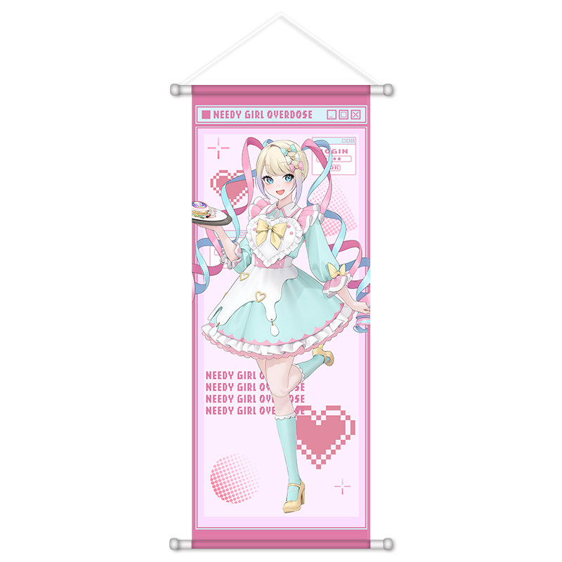 Rain Anime Poster Scroll NEEDY - Home Decor Games Free incelemesi ve fiyatı