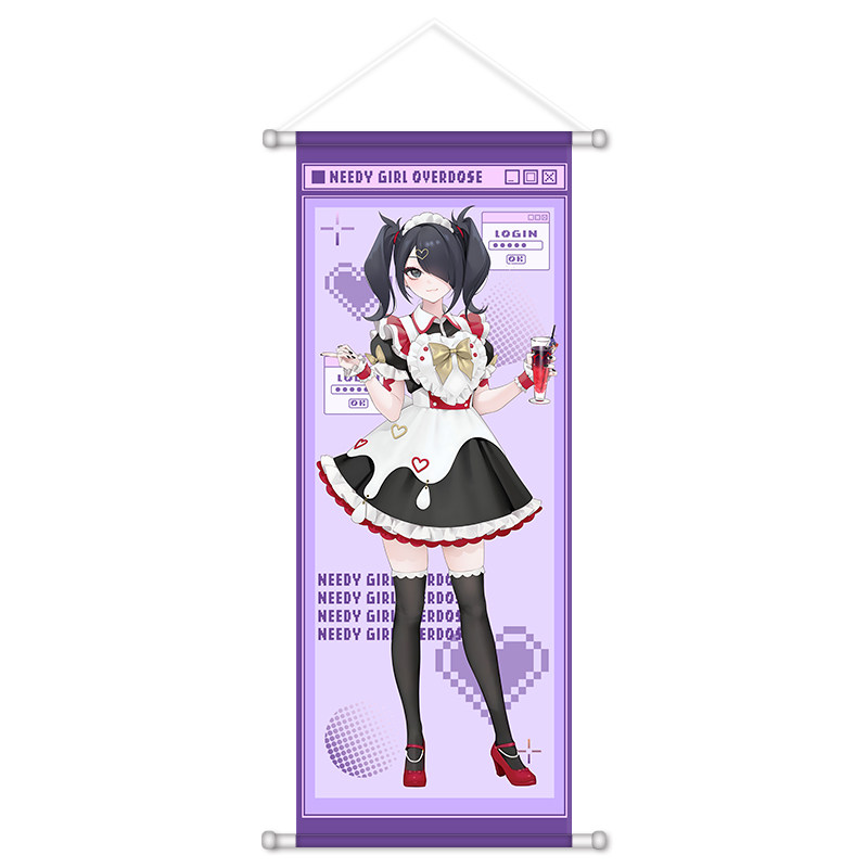 Rain Anime Poster Scroll NEEDY - Home Decor Games Free incelemesi ve fiyatı