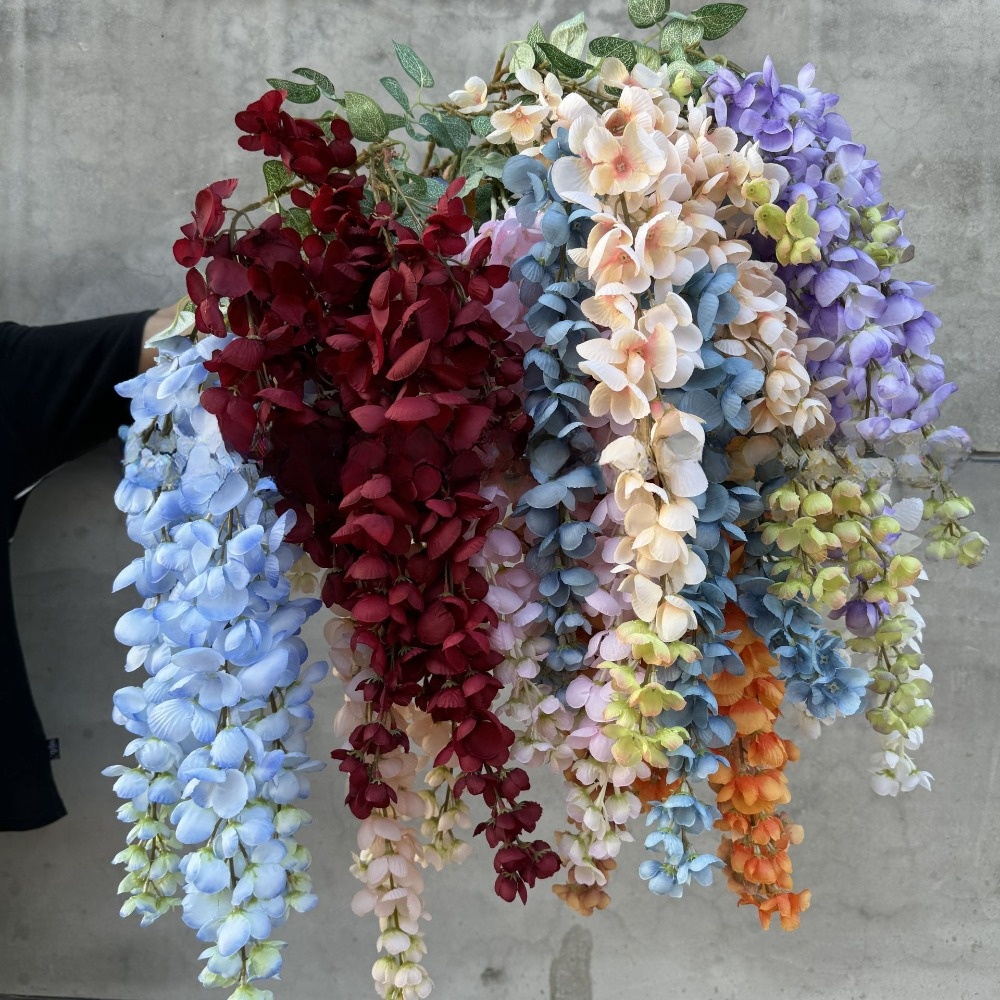 6 Çatallı Yapay Mor Wisteria Ç - Home Decor For Birthday incelemesi ve fiyatı